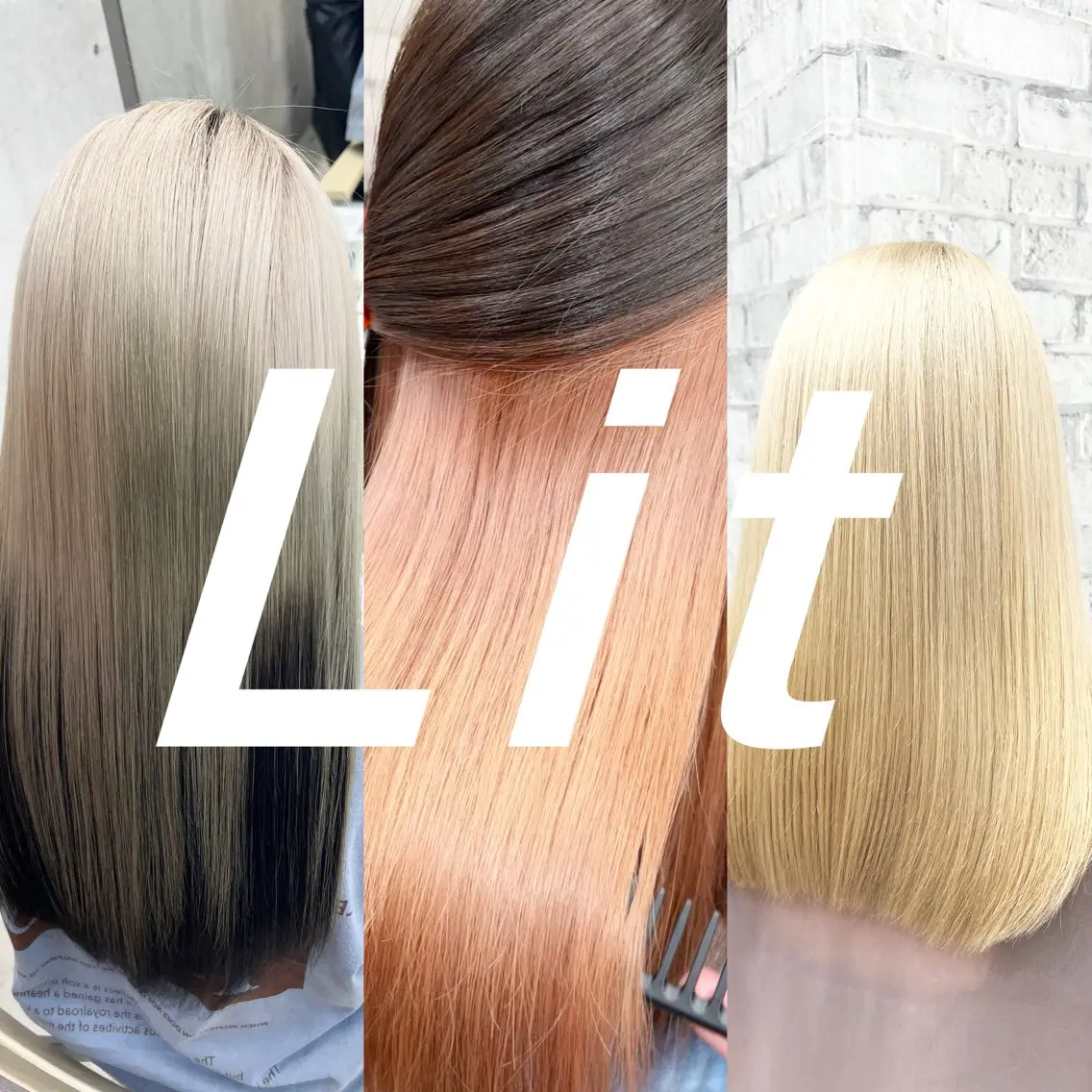 ロング ボブ 顔周りカット 髪質改善 レイヤーカット 縮毛矯正 ✨艶髪・絹髪特化✨ Lit  hairのヘアスタイル