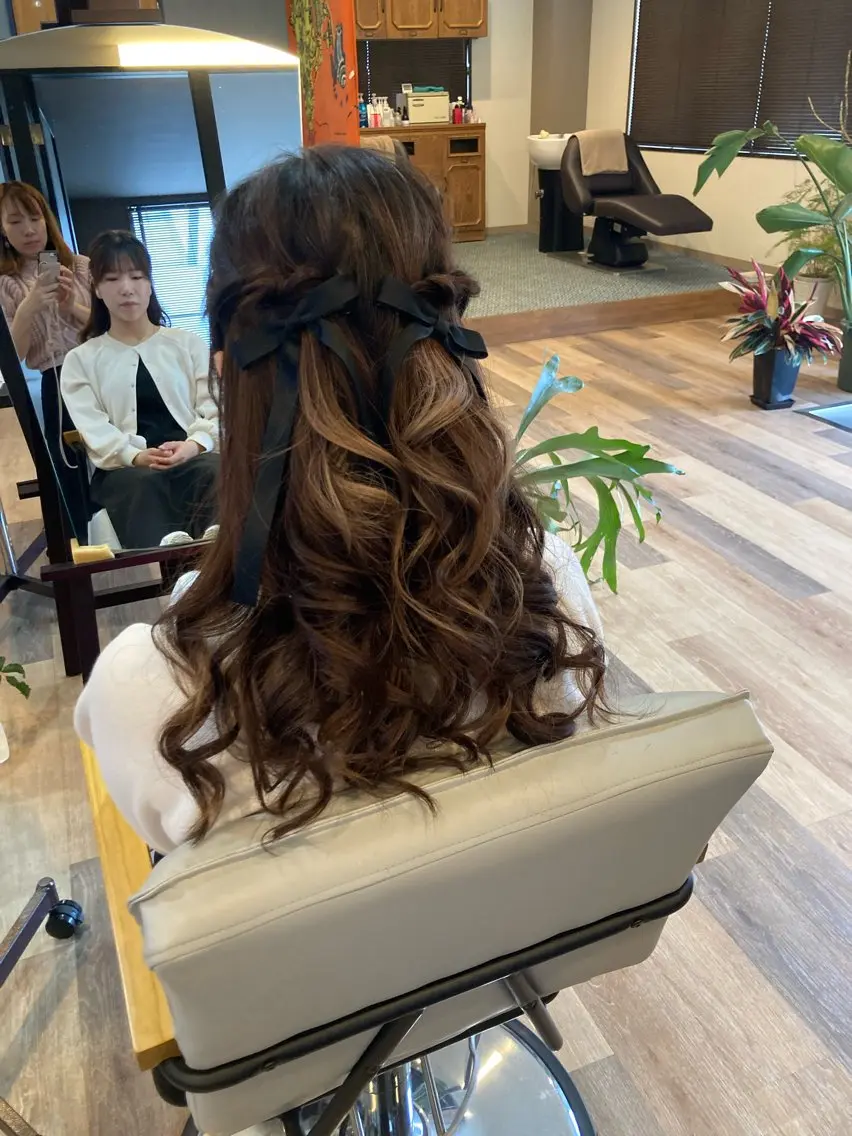 ロング ヘアセット 中野 紹江のマツエク・マツパデザイン