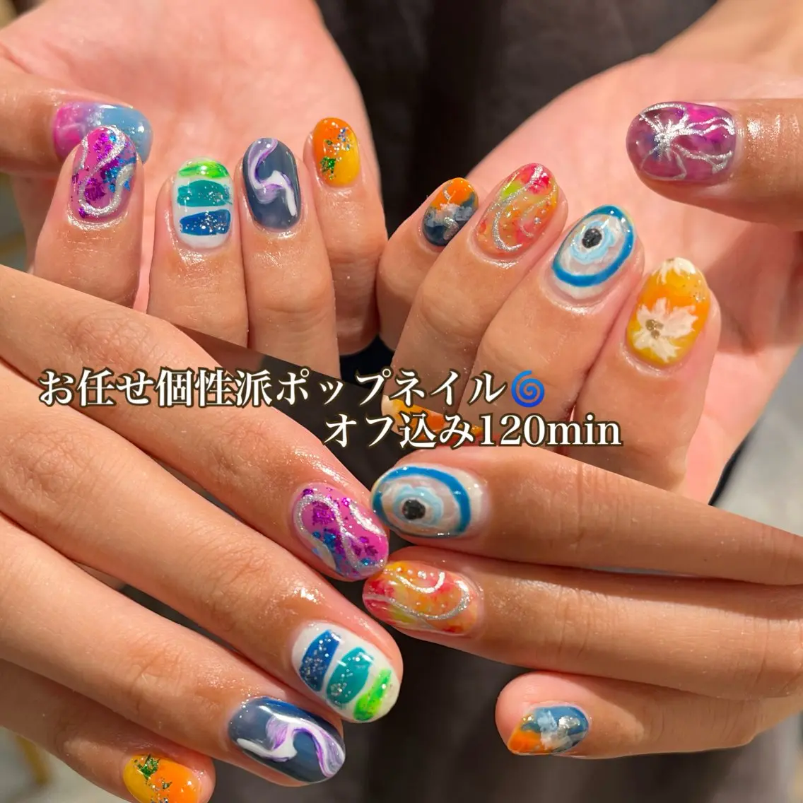 ネイル ハンドネイル ZEST kalon RINAのマツエク・マツパデザイン