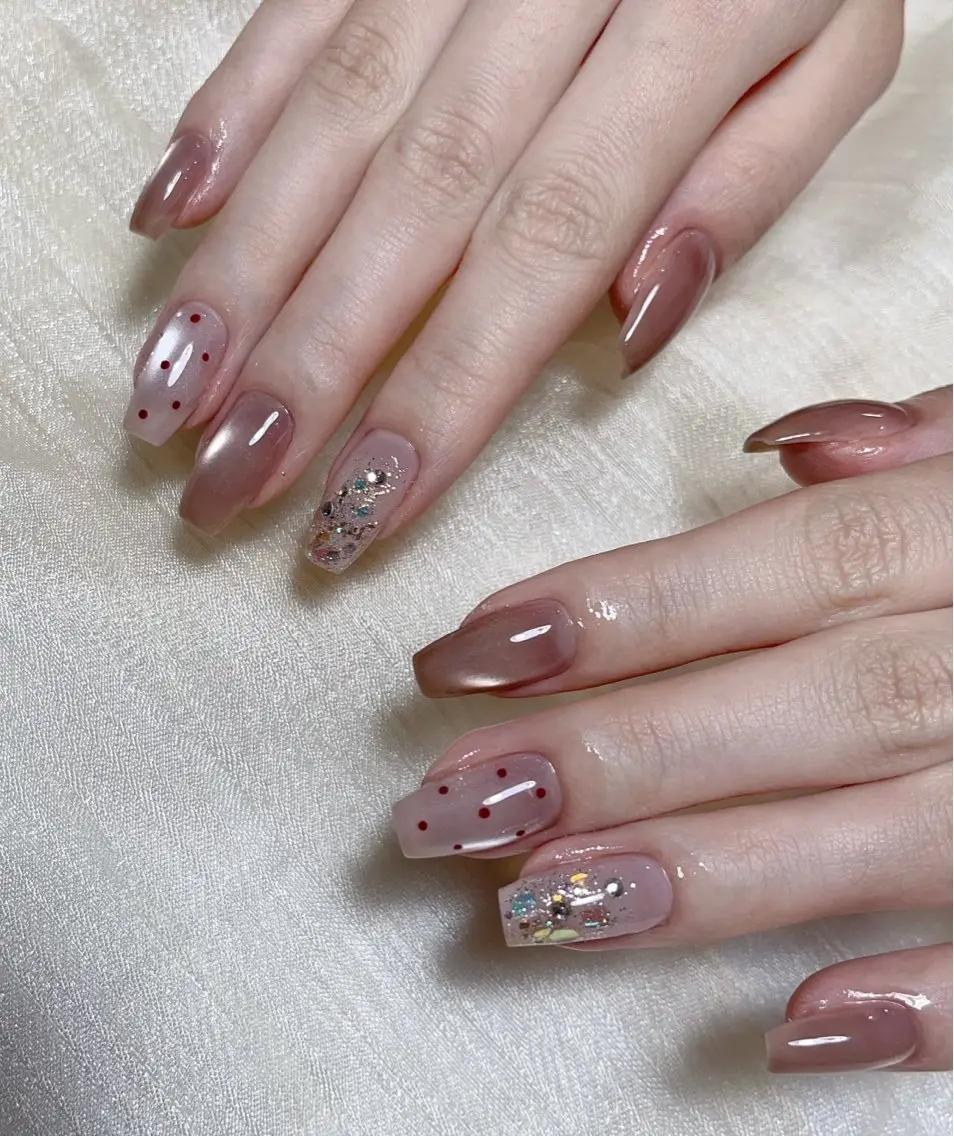 ネイル オーロラネイル べっ甲ネイル ブルー チークネイル フットネイル ハンドネイル ハンドケア For you. Nail Salonのネイルデザイン