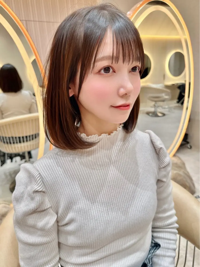 ショート カラー カット ヘアカラー トリートメント 美髪縮毛矯正✨🫧 レイヤー川村利幸のヘアスタイル