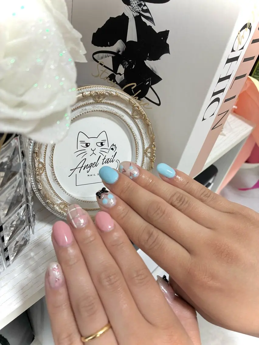 ネイル ハンドネイル Angel tailのネイルデザイン