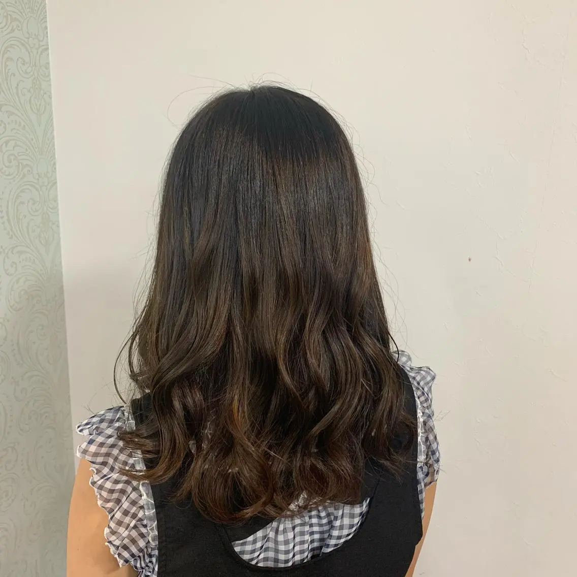 セミロング カラー ヘアアレンジ ブラウンカラー ハセガワ セイカのエステ・リラクイメージ