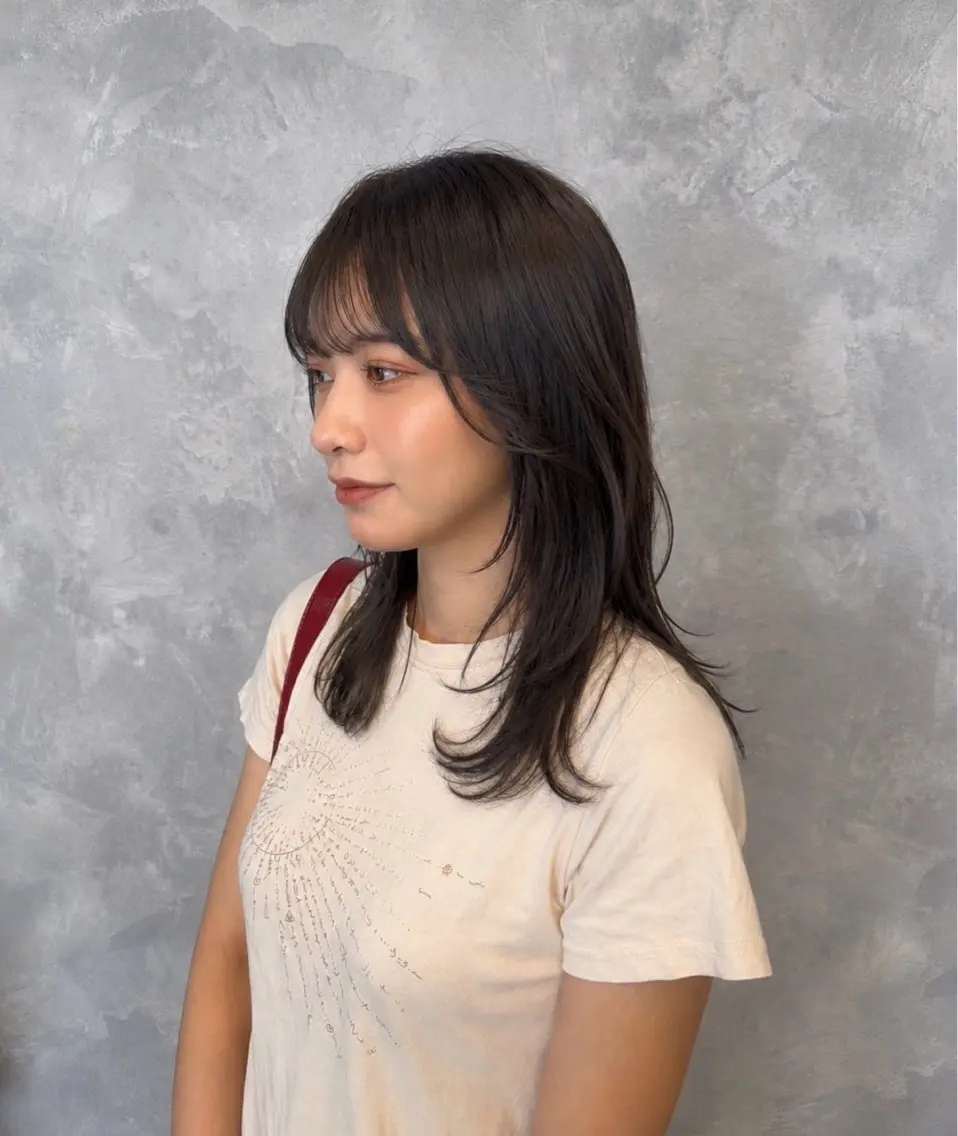 【平日限定】 似合わせカット+透明感カラー￥12,143→￥8500の写真