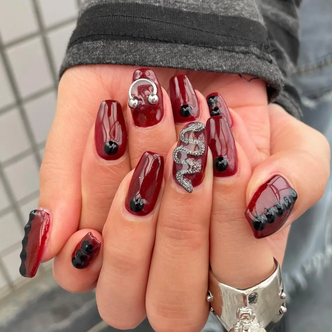 ネイル ハンドネイル Nail ヌシん家 AKANEのネイルデザイン