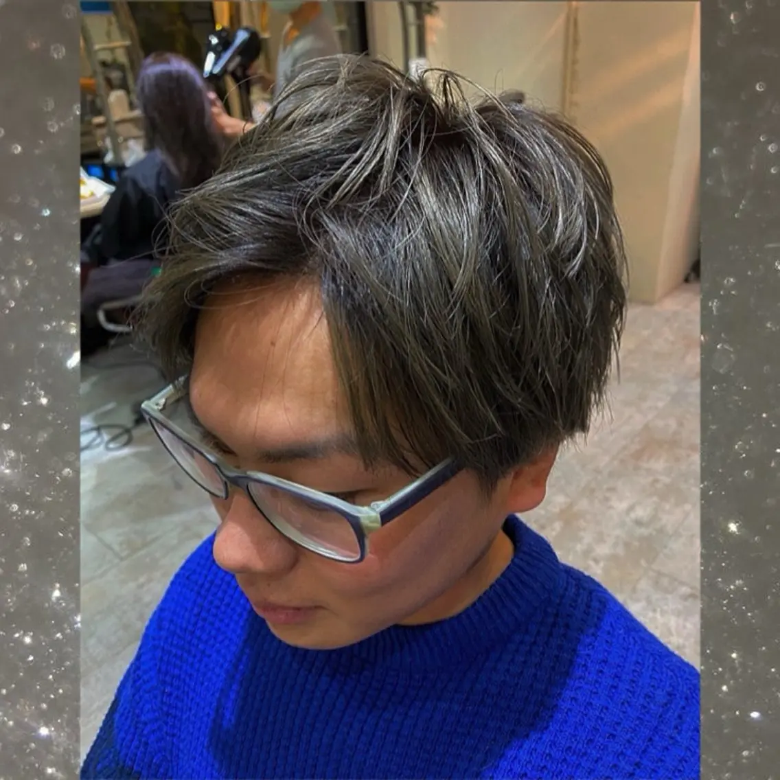 ショート カラー メンズ カット ヘアカラー メンズ特化🔮 笠原慧のヘアスタイル