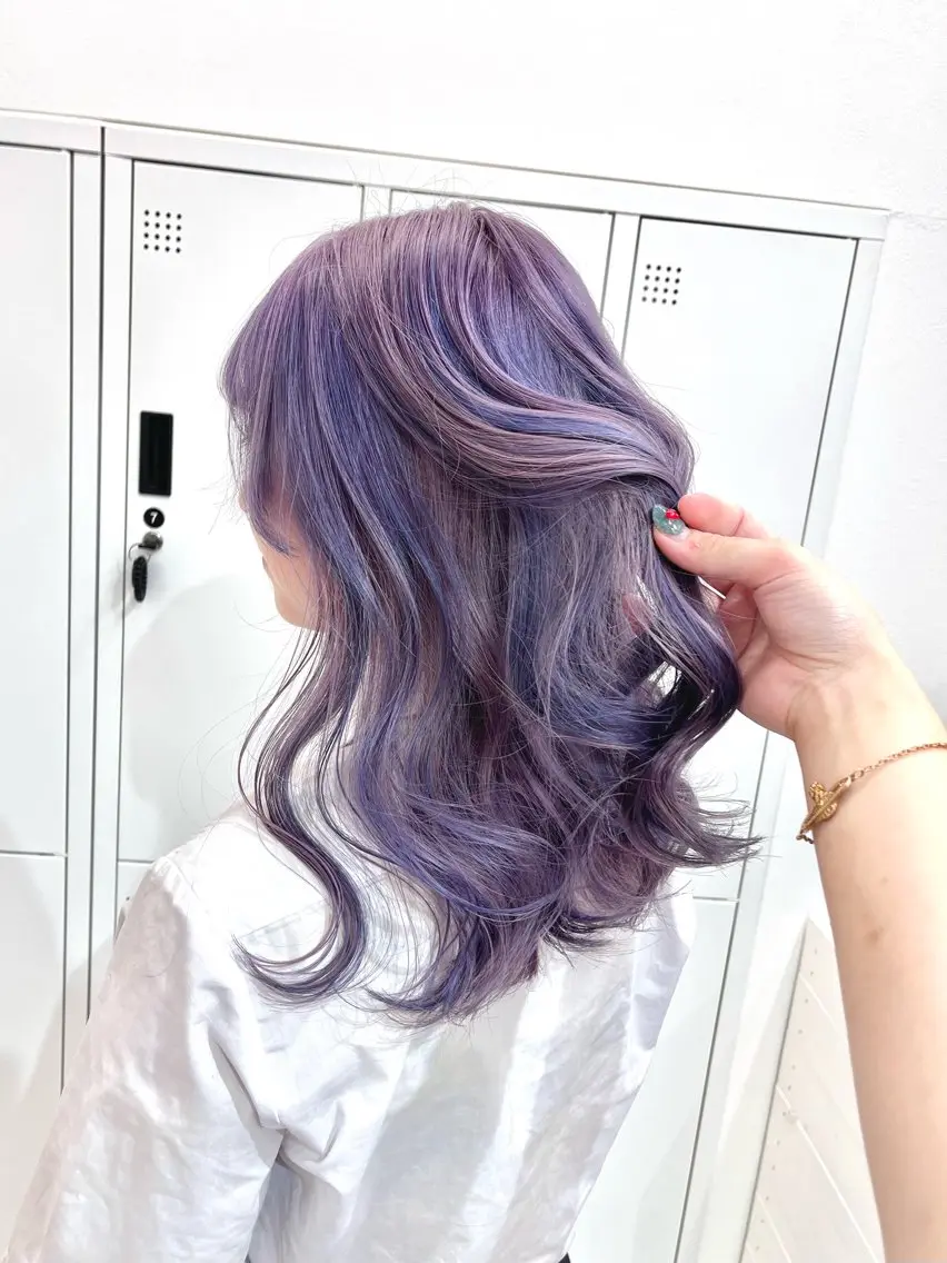 セミロング カラー パーマ ヘアアレンジ メンズ キッズ カット ヘアカラー トリートメント 💖オタク美容師 ꒰ঌ♡モモ♡໒꒱のヘアスタイル