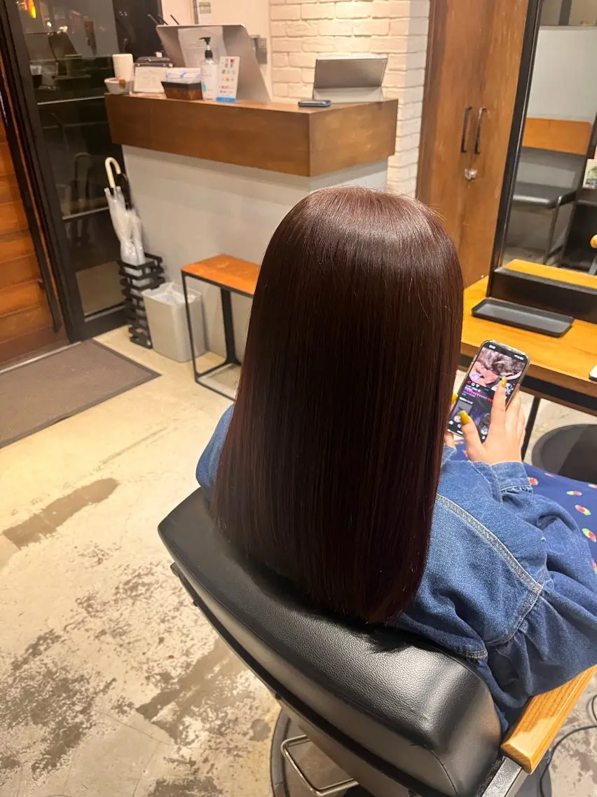 カラー ブラウンカラー ピンクカラー 誰もが憧れる艶髪✨ /アレンジヘア🎀のヘアスタイル