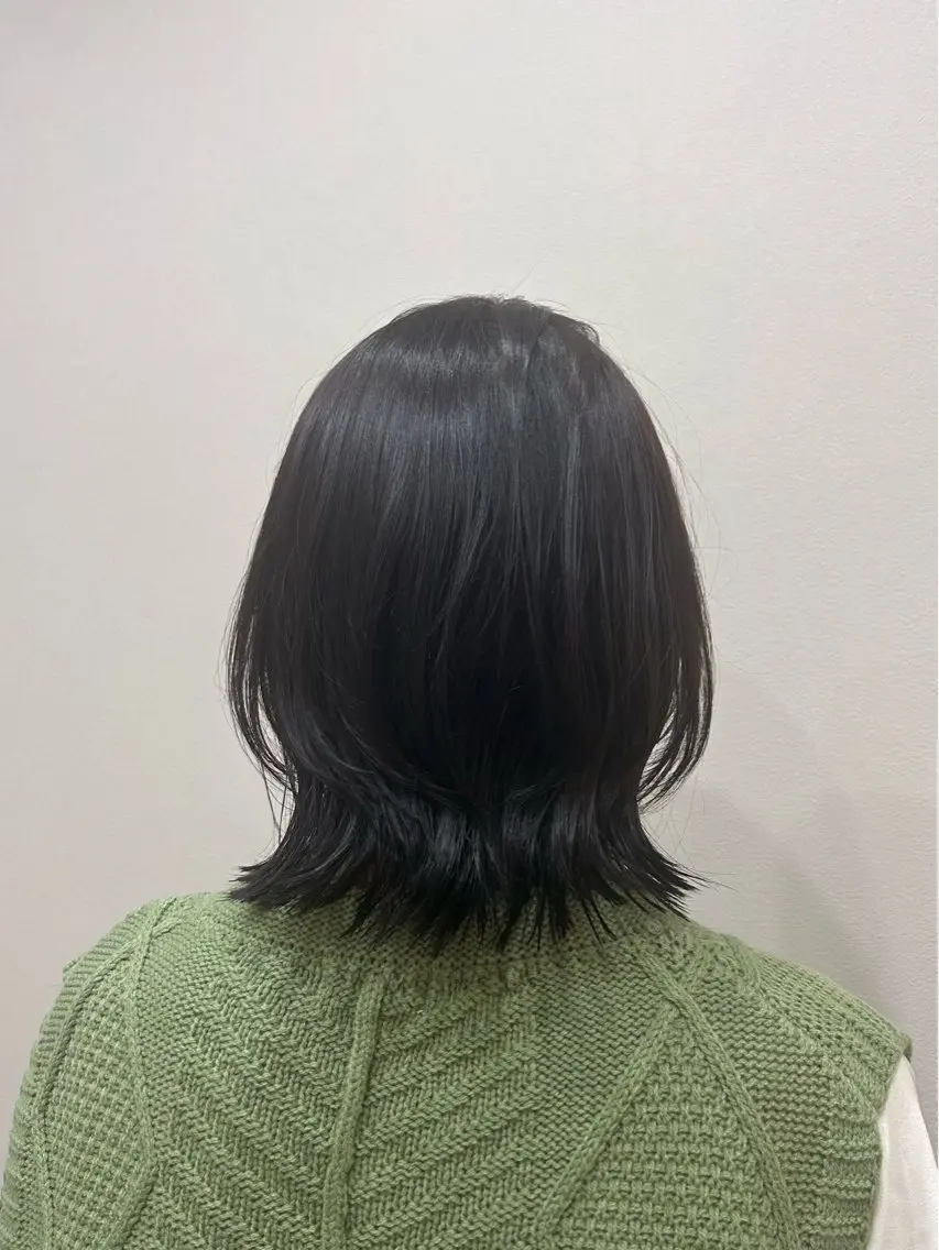 ミディアム くびれヘア レイヤーカット Jamme /齋藤 若菜のヘアスタイル