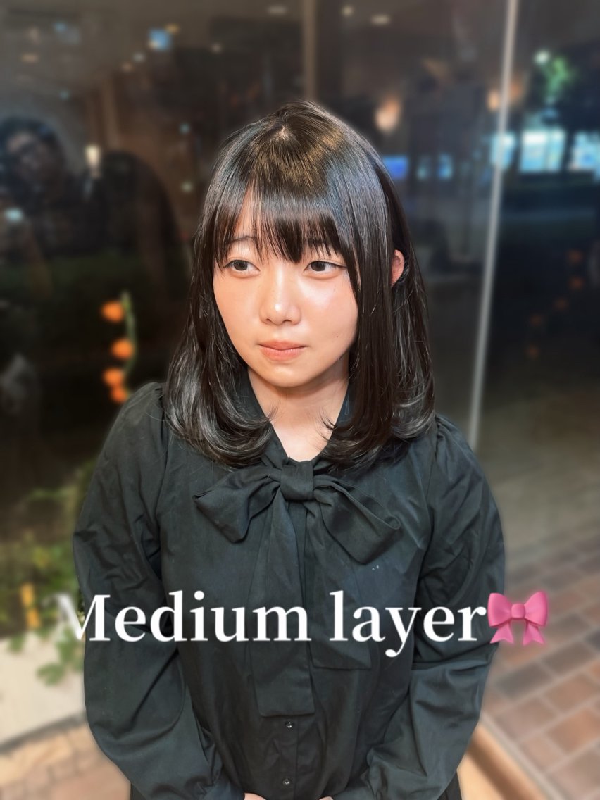 セミロング Moremuu/ MAIKA🎀のヘアスタイル