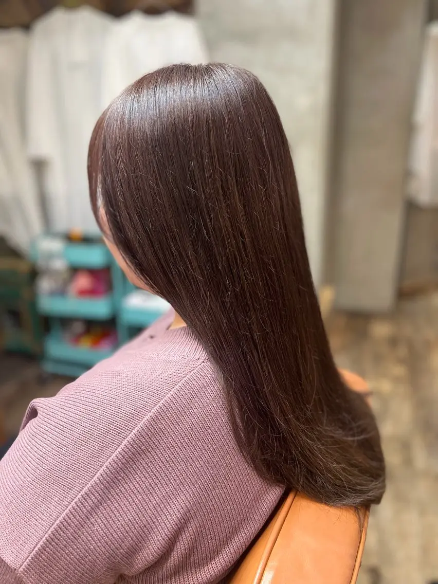 セミロング 似合わせカット カット ヘアカラー 【Belle】 MIYUKO🤎のヘアスタイル
