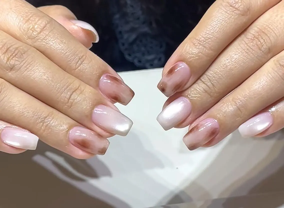 ネイル ハンドネイル ハンドケア 🍑 momo_nailのネイルデザイン