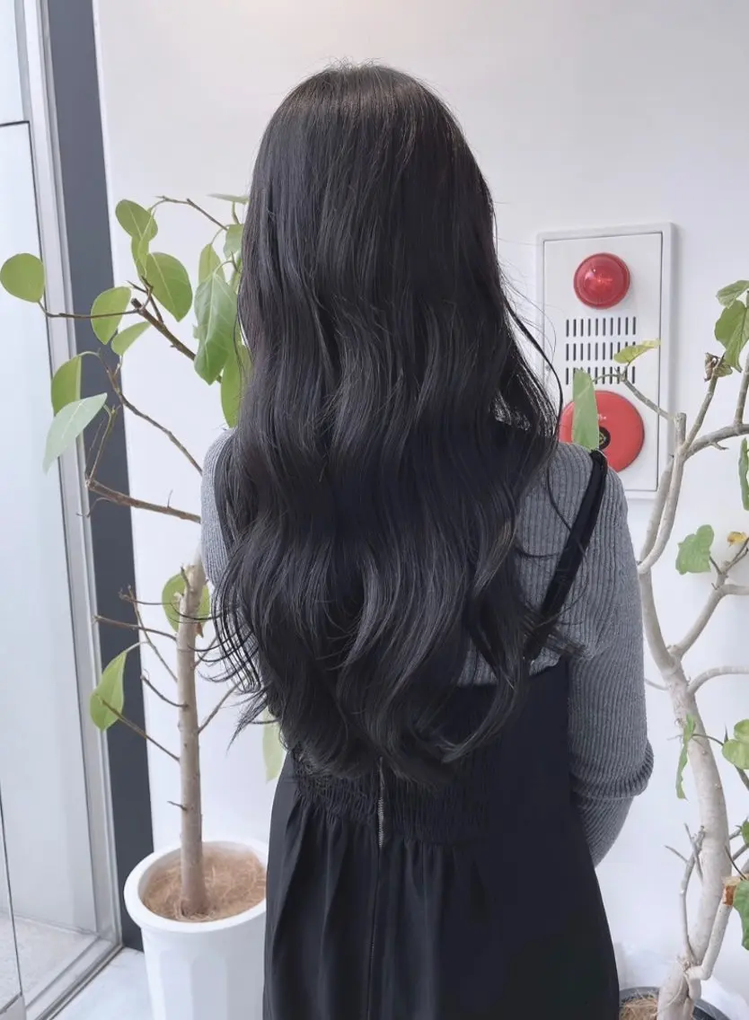 ロング カラー カット ヘアカラー トリートメント 🌫️大人韓国ヘア 🌫️naoyaのヘアスタイル