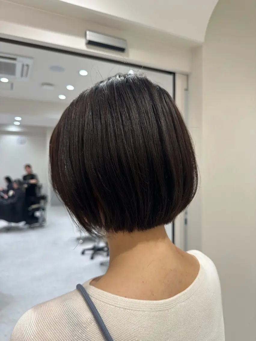 ショート カット トリートメント ヘッドスパ 韓国レイヤー✨ yasuko銀座のヘアスタイル