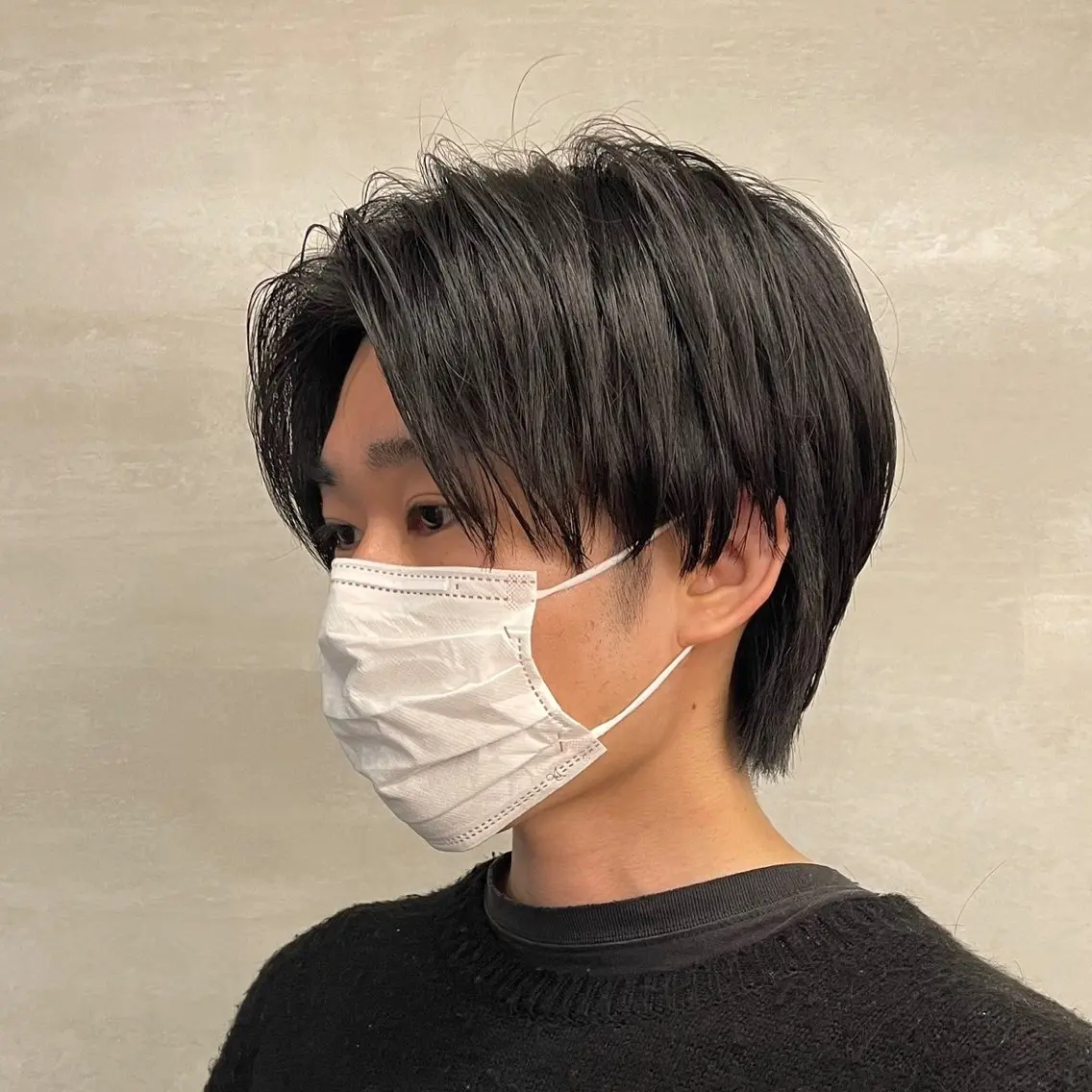 メンズ センターパート 【メンズ特化】 イマダナツミのヘアスタイル