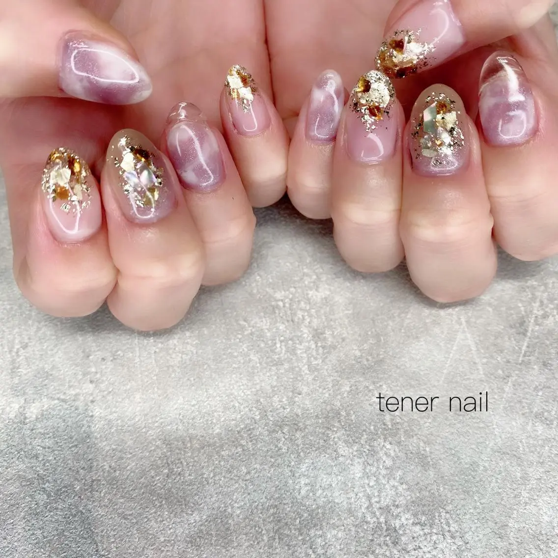 ネイル クリアネイル フレンチネイル ニュアンスネイル テネルネイル tener nailのネイルデザイン