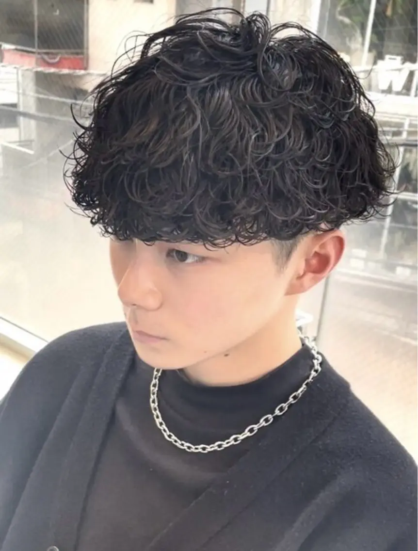 パーマ カット パーマ 白井 世那のヘアスタイル