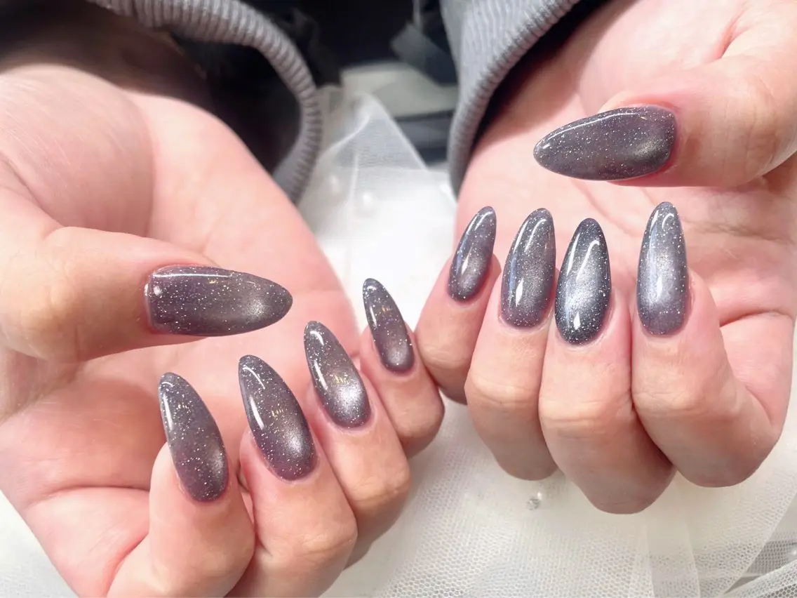 ネイル フラッシュネイル フラッシュマグ マグネットネイル ハンドネイル 【新宿】Nail Yamazakiのネイルデザイン