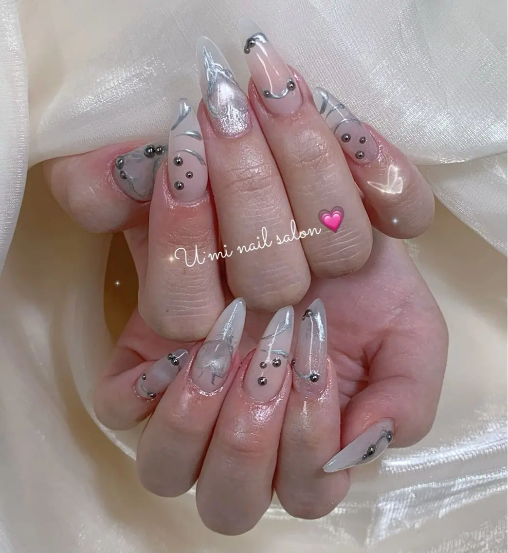 ネイル 持ち込み ハンドネイル u・mi  上野御徒町パラジェルのネイルデザイン