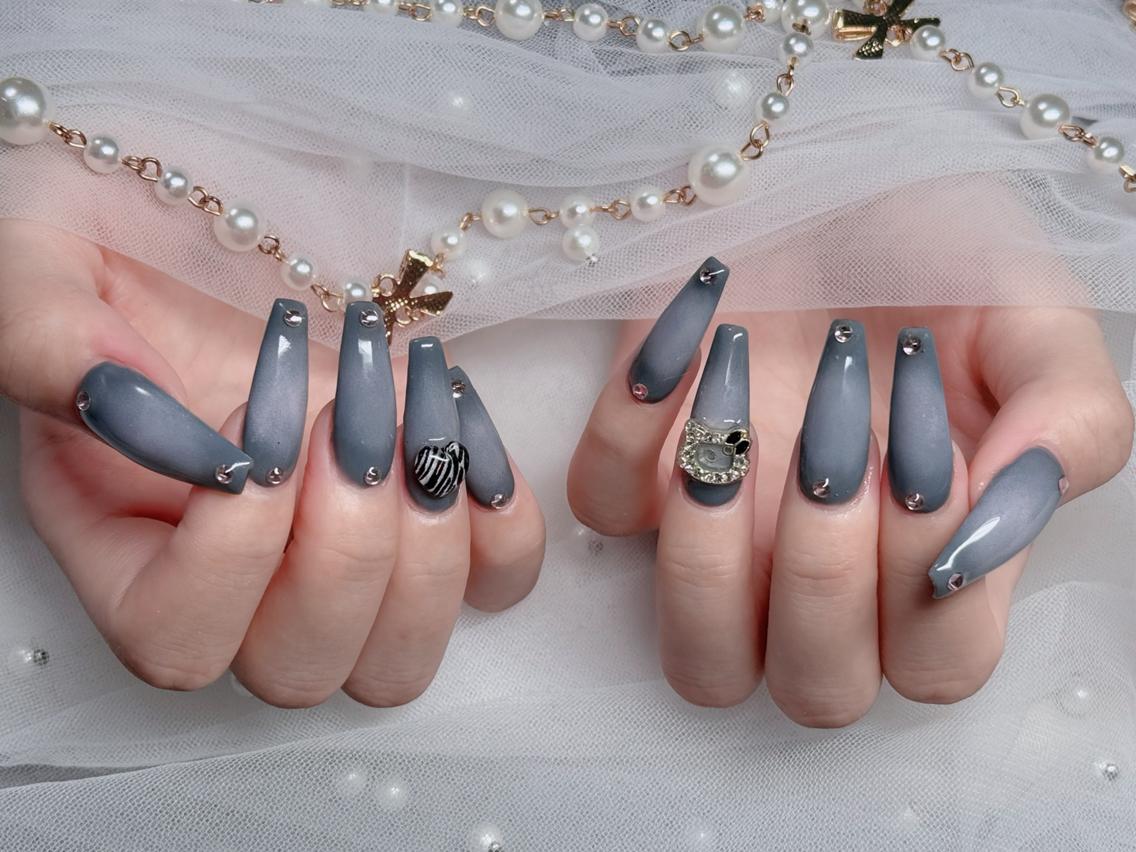 ネイル オーロラネイル チークネイル フットネイル ジェルネイル 韓国ネイル ハンドネイル Sakura h.babynailのネイルデザイン
