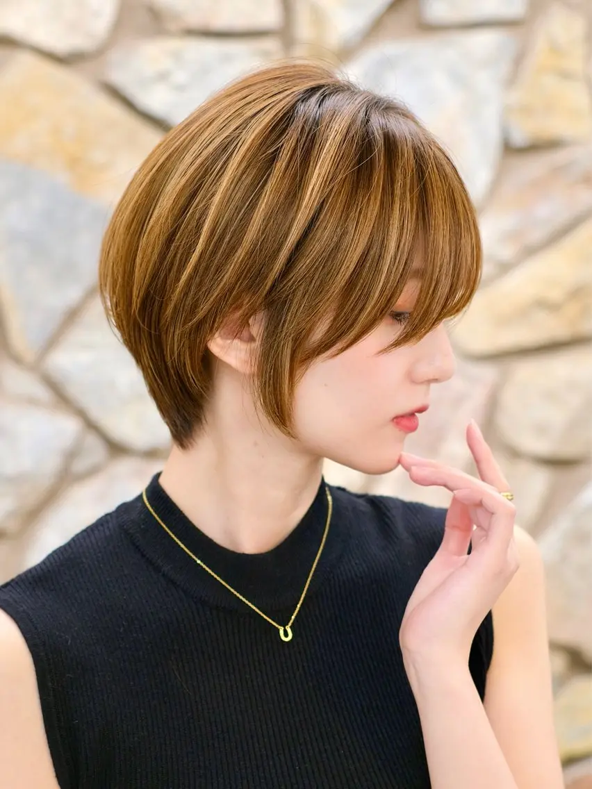 ショート ショートヘア 縮毛/髪質改善🌈 川井雄太のヘアスタイル