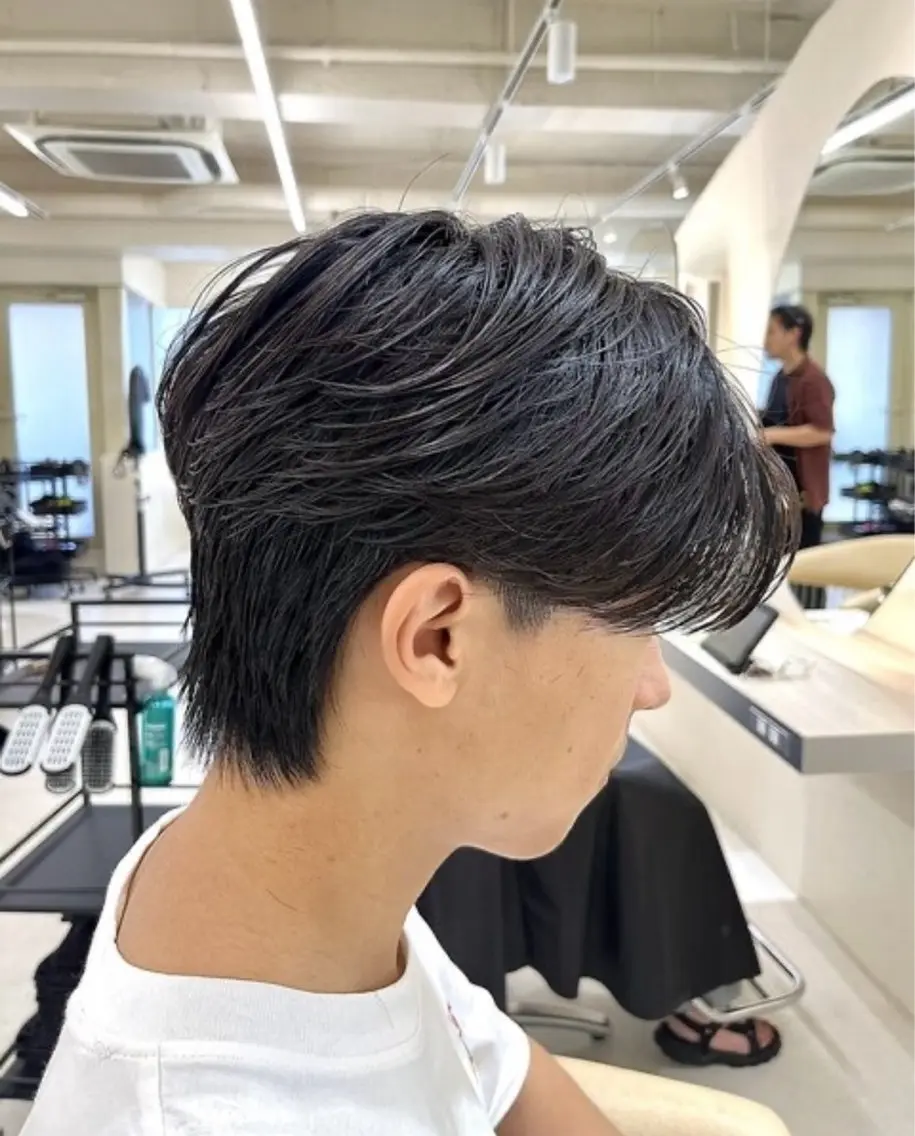 メンズ 縮毛矯正 トリートメント 重松 丈博のヘアスタイル