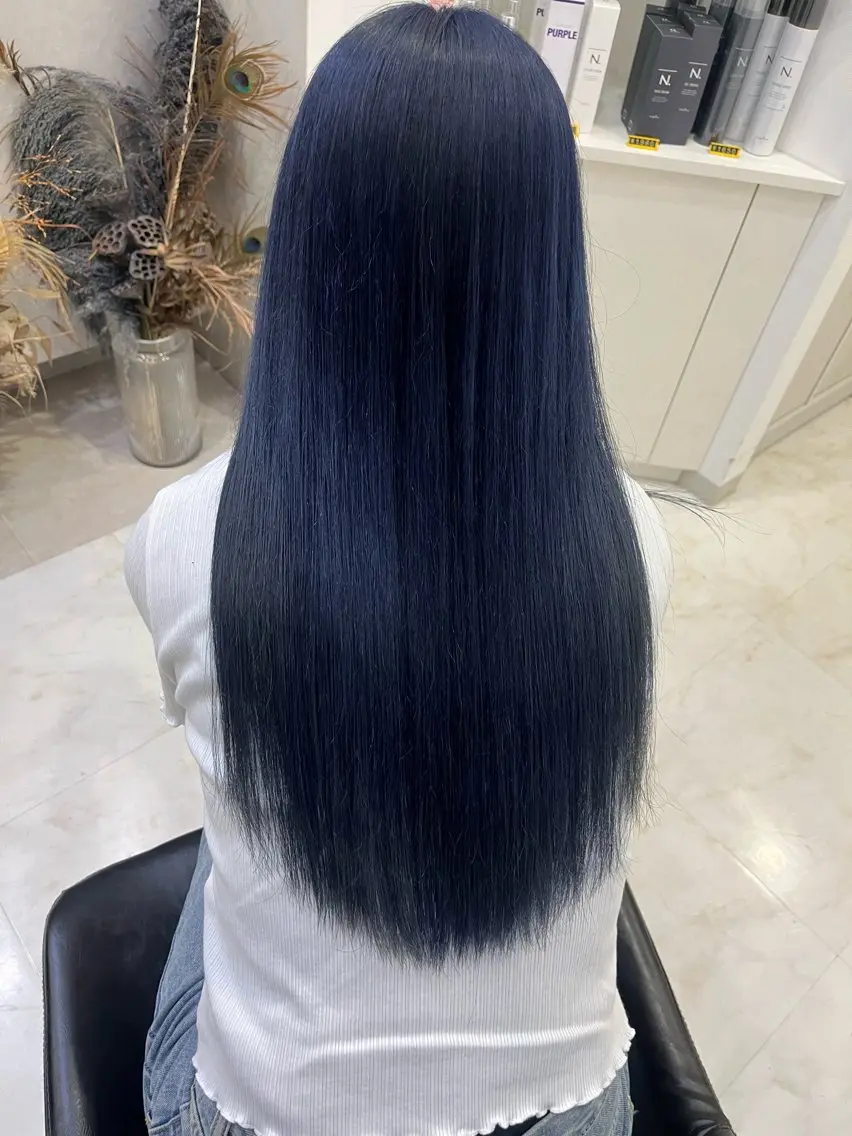 ロング ヘアカラー 橋本 聖菜のヘアスタイル