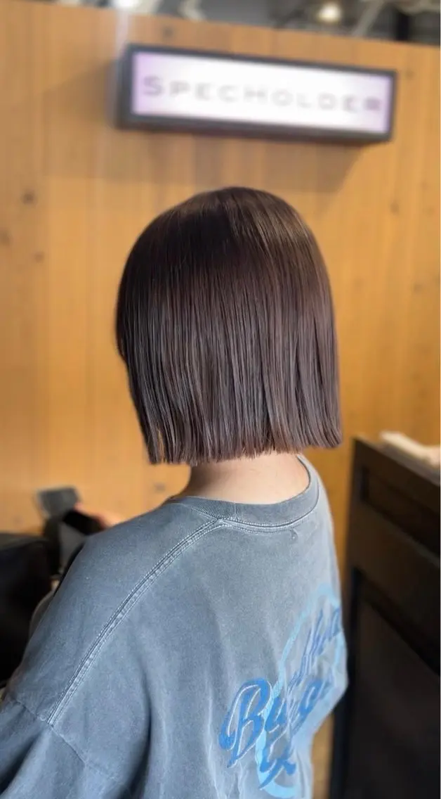 ショート カラー ブラウンカラー Share天王寺/ sawa.🎀のヘアスタイル