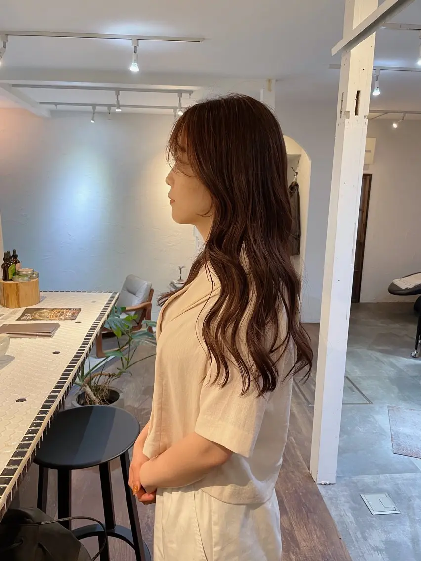 ロング カラー 高橋 愛美のヘアスタイル