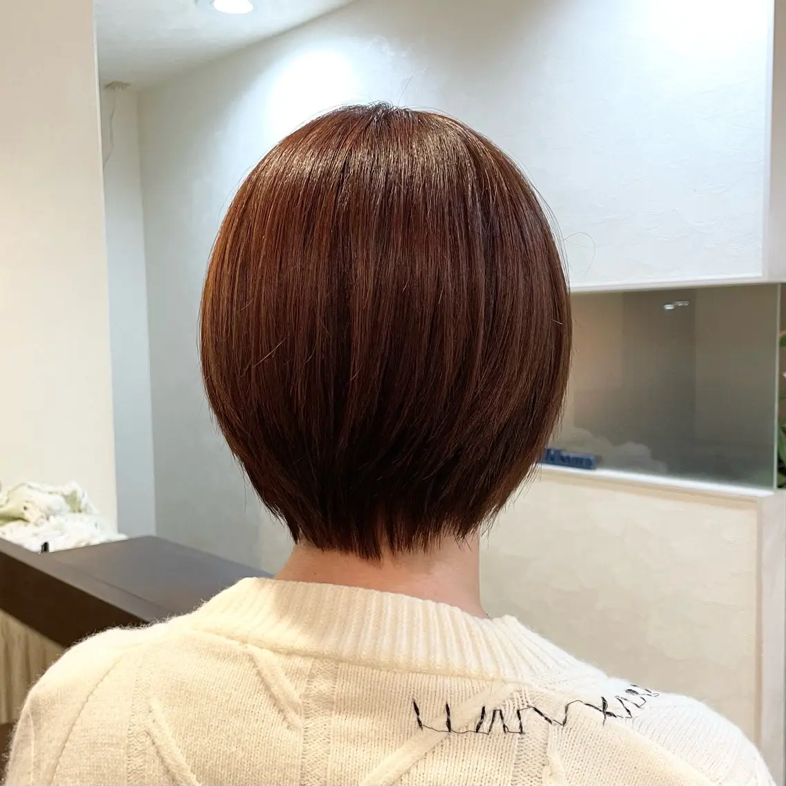 ショート 丸みショート ショートヘア ピンク・ラベンダー/ レイヤー/NANAのヘアスタイル
