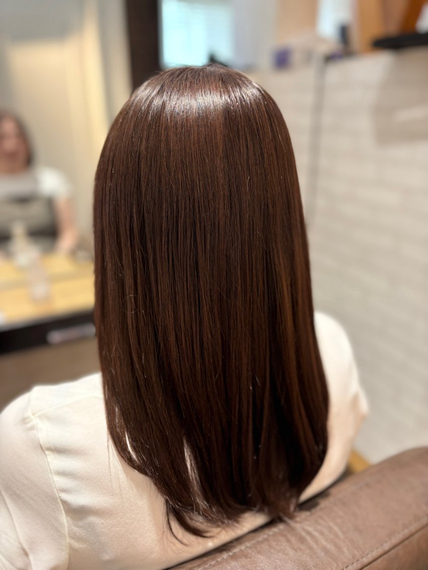 練習カット➕トリートメントの写真