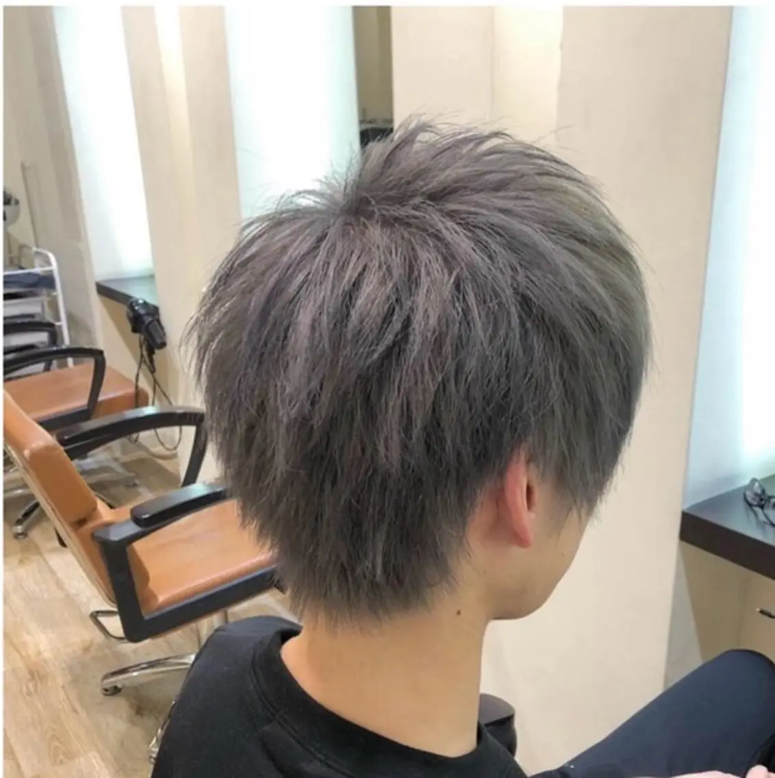 ショート カラー メンズ カット ヘアカラー トリートメント 👑錦糸町/毛流れ パーマ特化/NORIのヘアスタイル