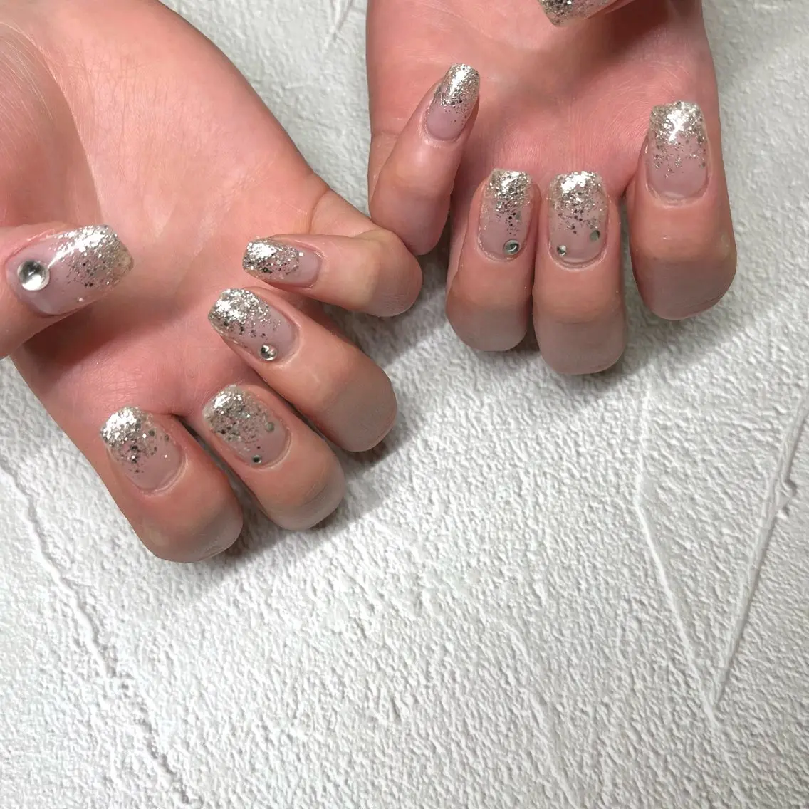 ネイル ラメ(グリッター) ラメグラデーション R:me nailのネイルデザイン