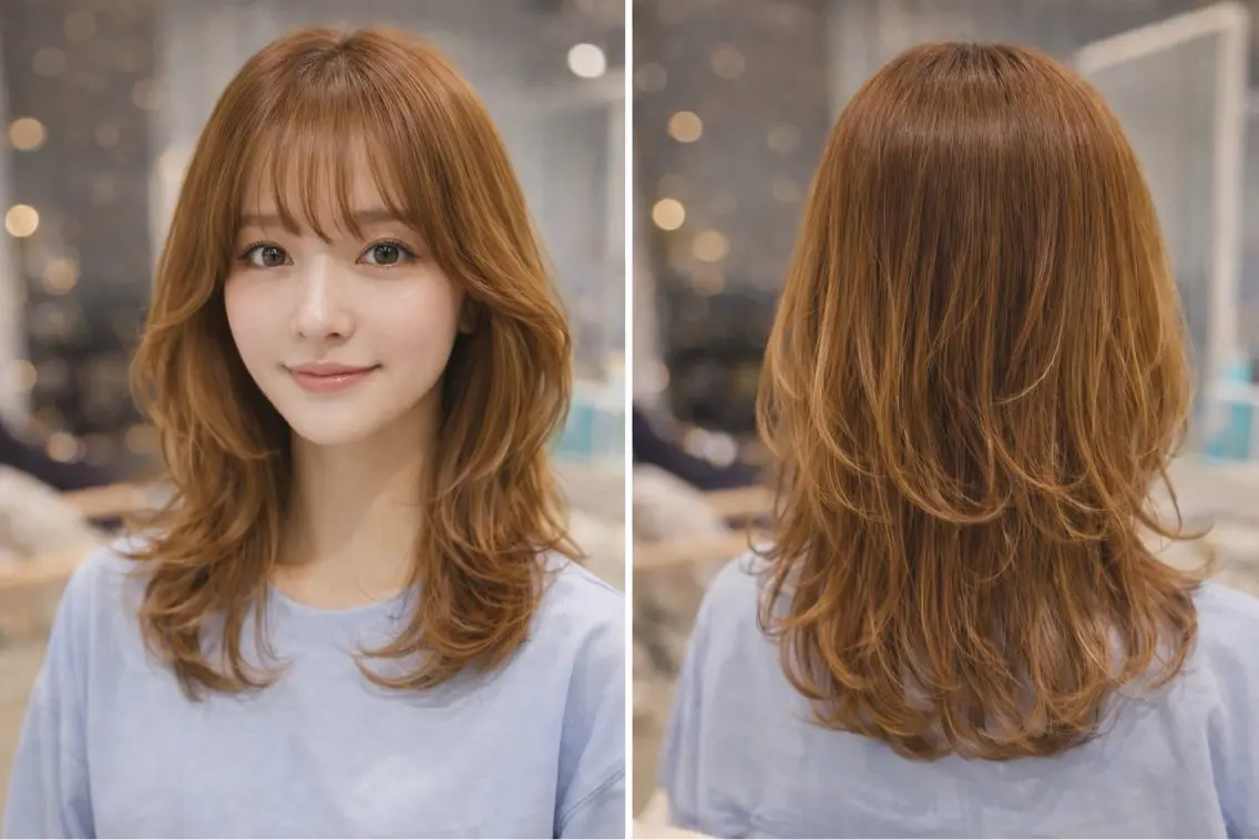 セミロング カット トリートメント M.SLASH 大元研二のヘアスタイル