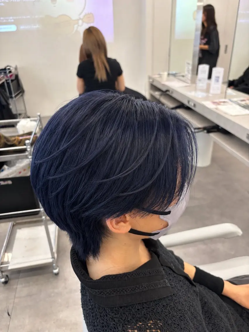 カラー メンズ ヘアカラー ブリーチ/ハイトーン 🤍そな🤍のヘアスタイル