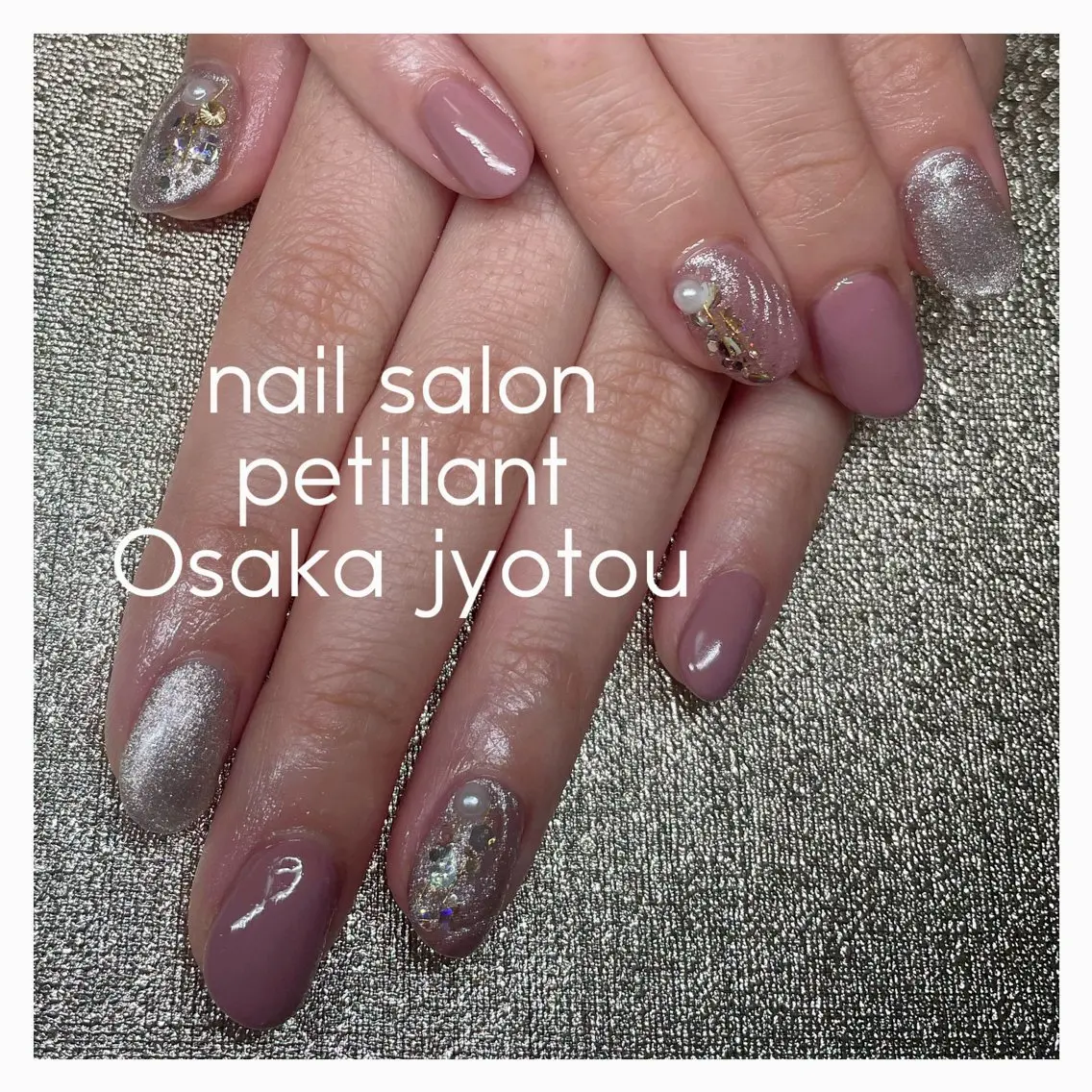 ネイル アートネイル 成人式 nail salon petillantのネイルデザイン