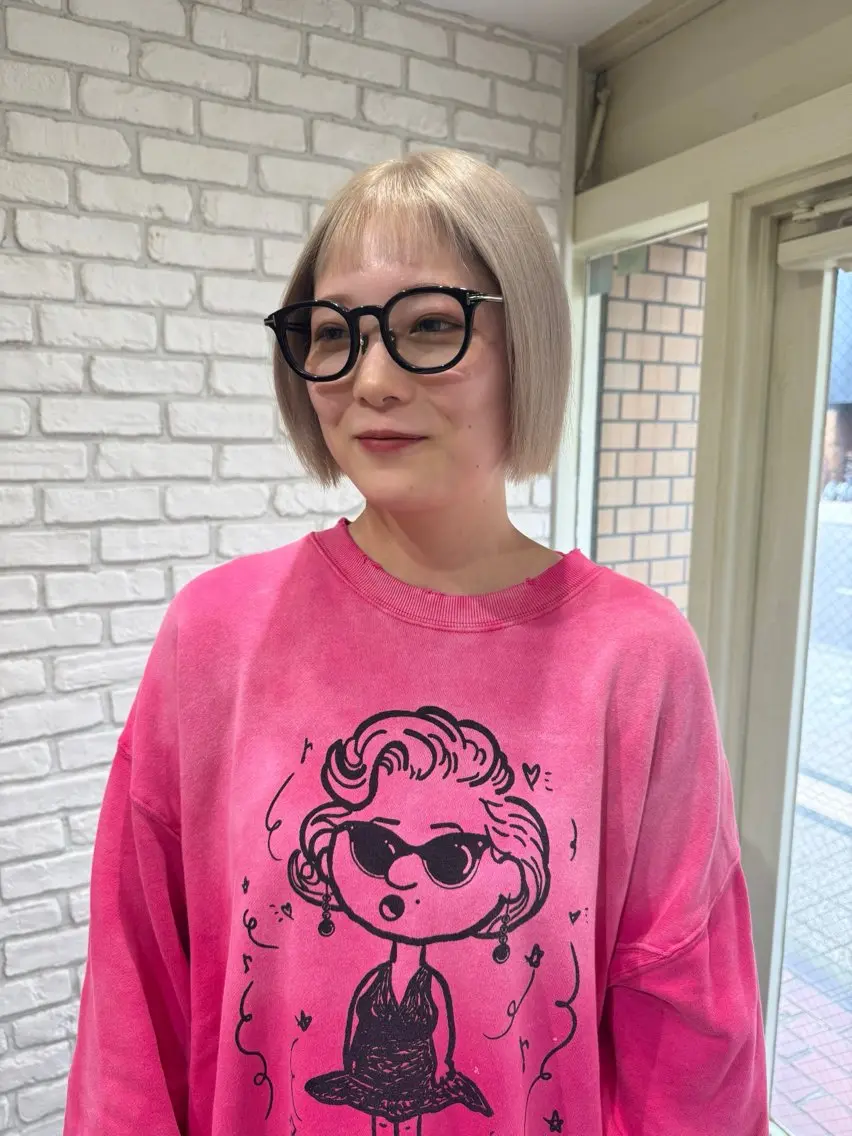 ショート カラー 阿部  ことみ /ヘアアレンジのヘアスタイル