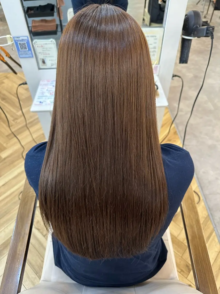 ロング カット ヘアカラー 縮毛矯正 トリートメント 髪質改善✨ RYOTAのヘアスタイル