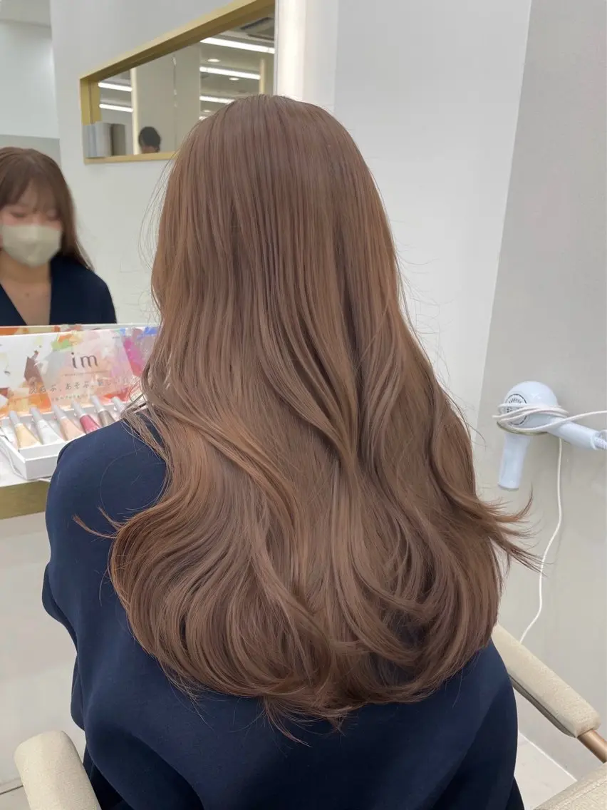 ブリーチなしダブルカラー＋ケアトリートメントの写真