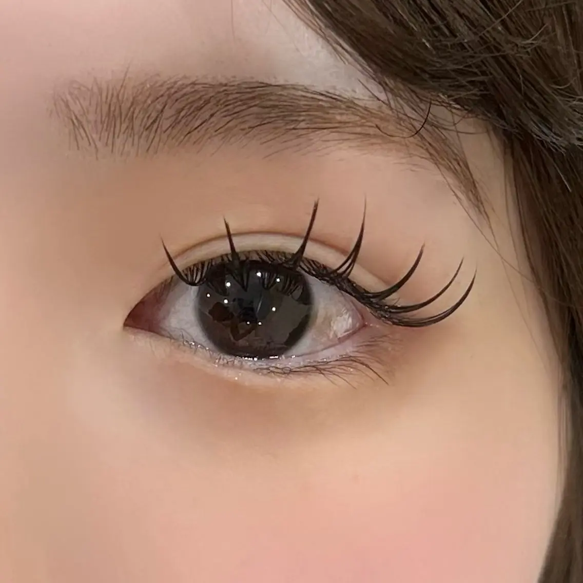 フラットラッシュ80~120本(コーティング付)😌♡の写真