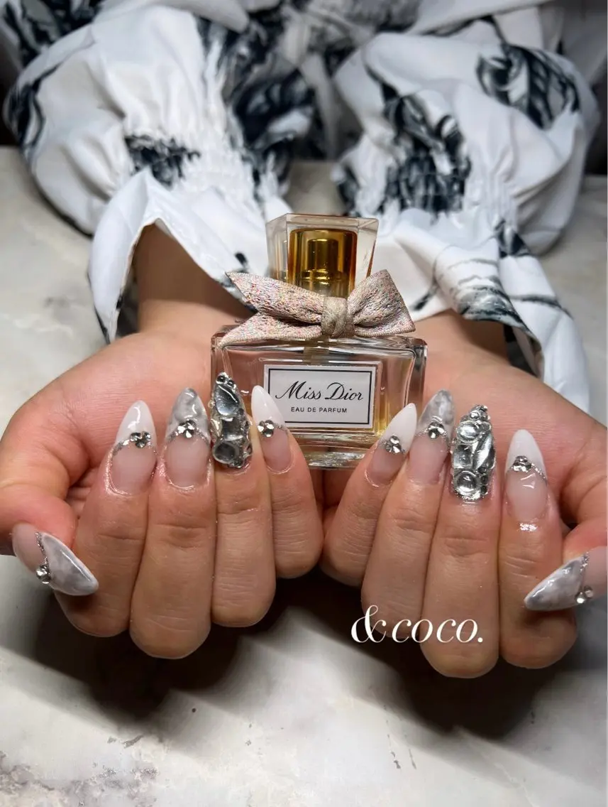 ミニモ限定🦄hand nail (長さ出し10本)デザインやり放題💅オフ無しの写真