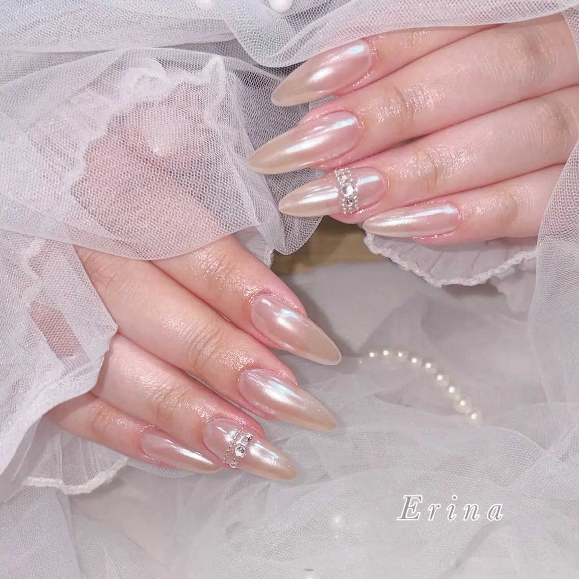 ネイル Erina🐱 フィルイン💅パラのネイルデザイン