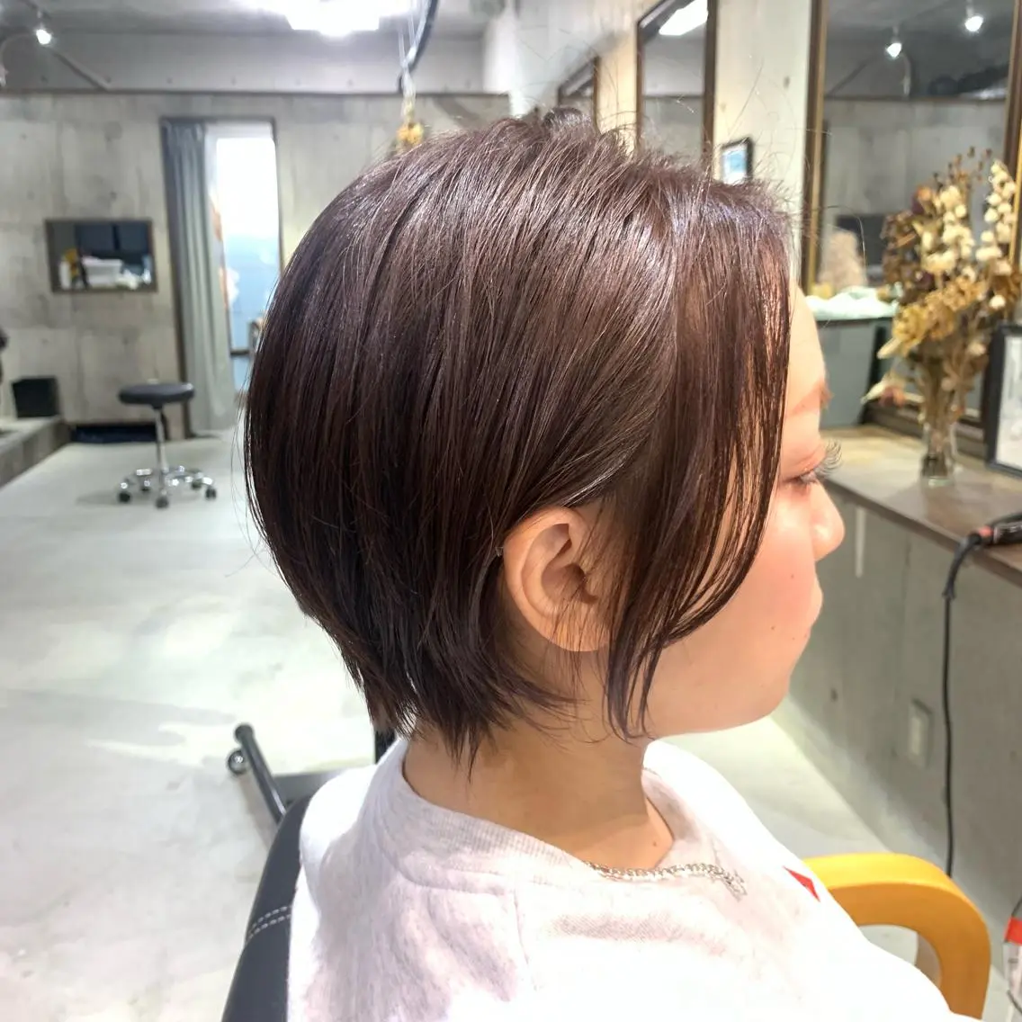 ミディアム カラー 櫻井 なんなのヘアスタイル
