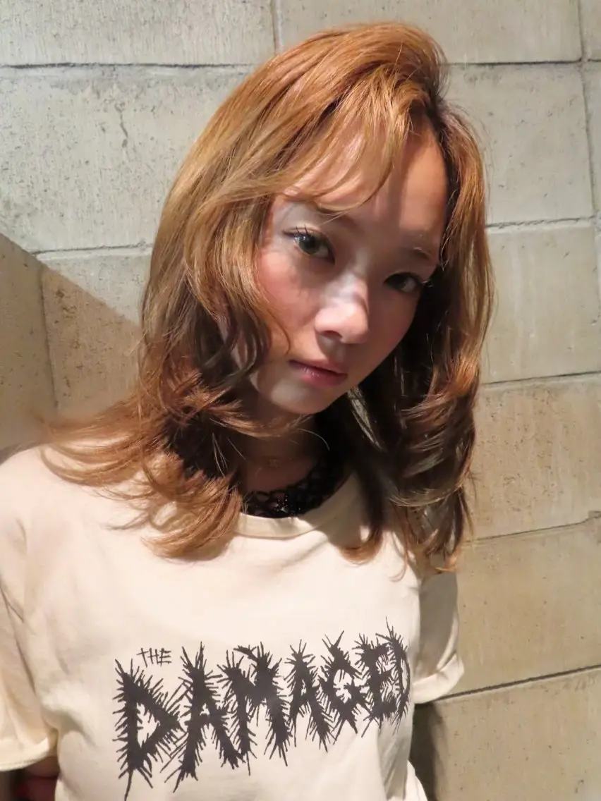 カラー ヘアカラー 日住 風香のヘアスタイル