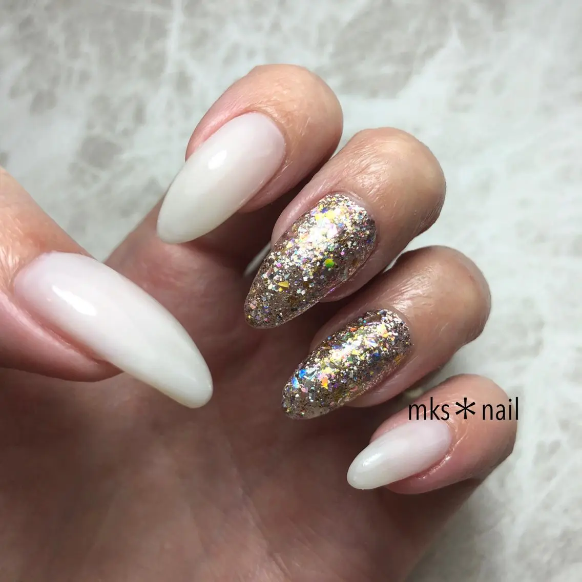 ネイル ハンドネイル mks＊nail //  枚方長尾のネイルデザイン