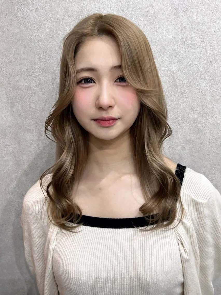 セミロング maya🇰🇷韓国 レイヤー/顔まわりのヘアスタイル