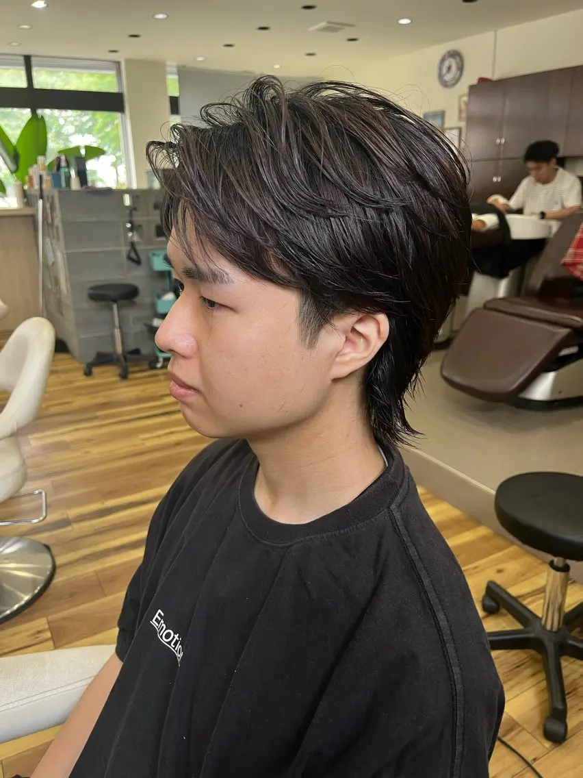 メンズ カット 関 紫雲（ｾｷﾚﾝｹﾞ）のヘアスタイル