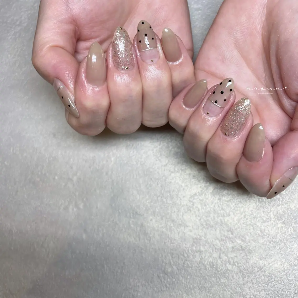 ネイル ハンドネイル nail salon ✷aronaのネイルデザイン