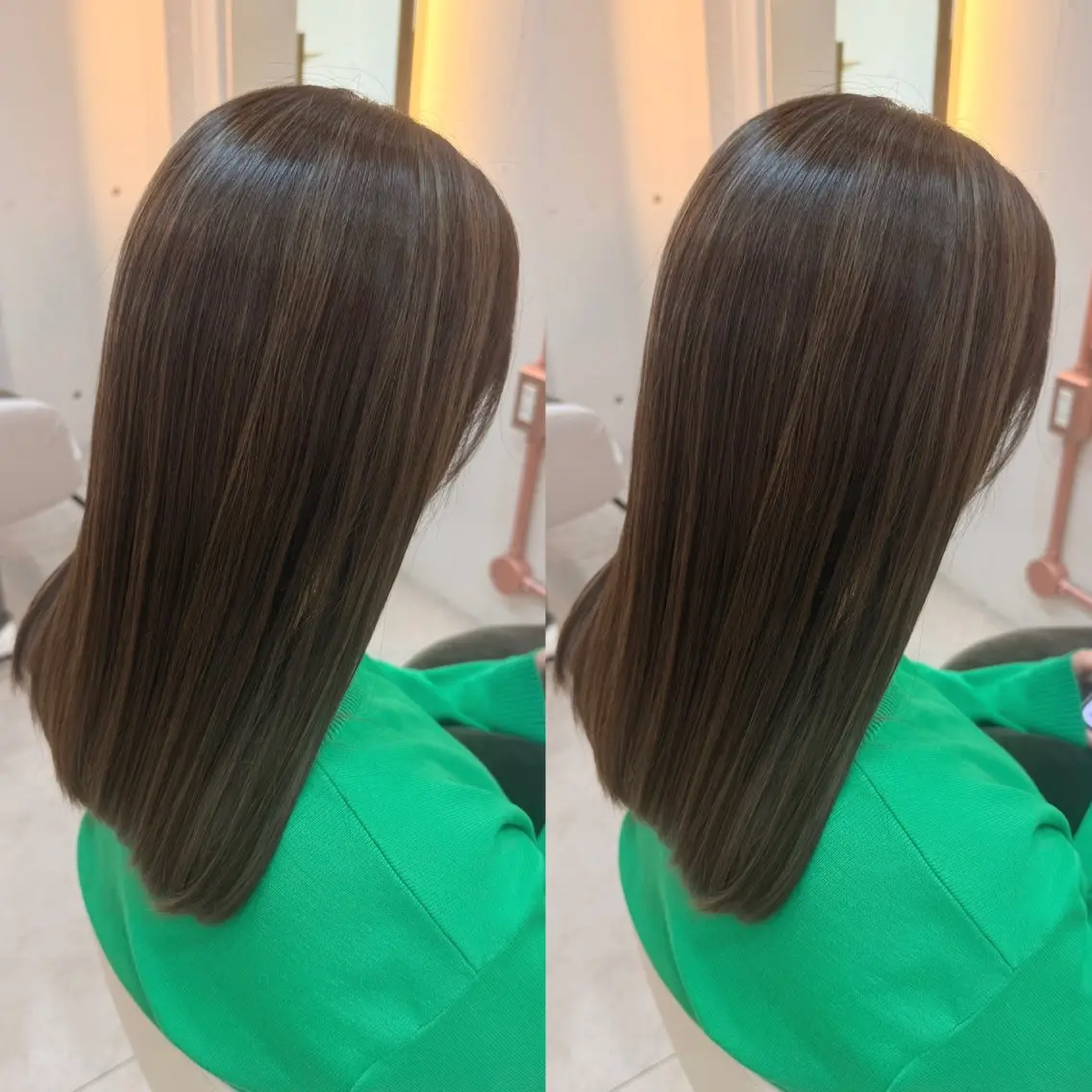 【✨筋感控えめ✨】カット➕ナチュラルハイライト💛（ブリーチ込）➕1stepトリートメント🧴🫧の写真