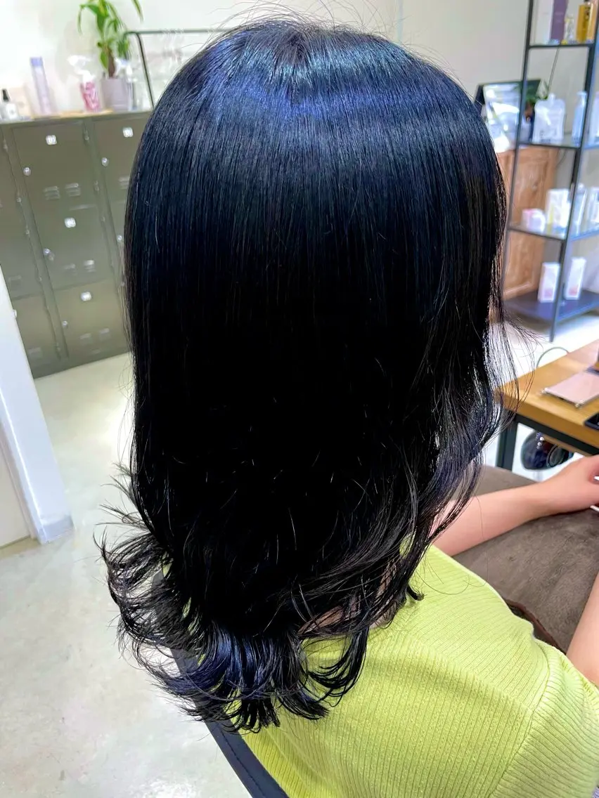 ミディアム anB Bのヘアスタイル